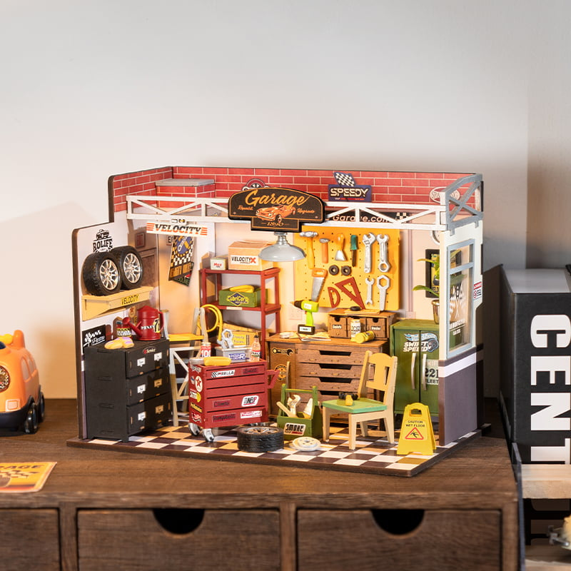 DIY House Garage Workshop  Robotime DG165