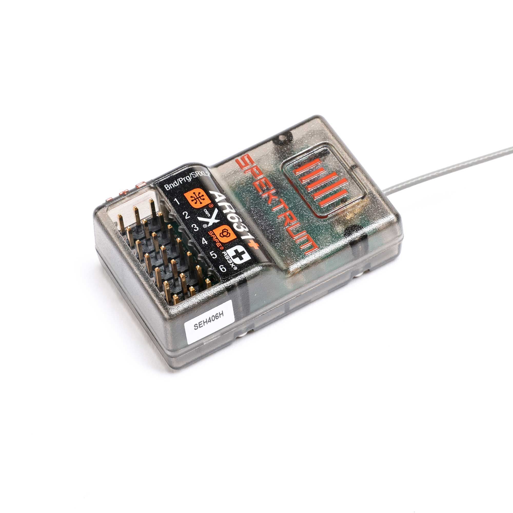 AR631+ DSMX 6-Channel AS3X+ & SAFE Receiver, Spektrum SPM-1031