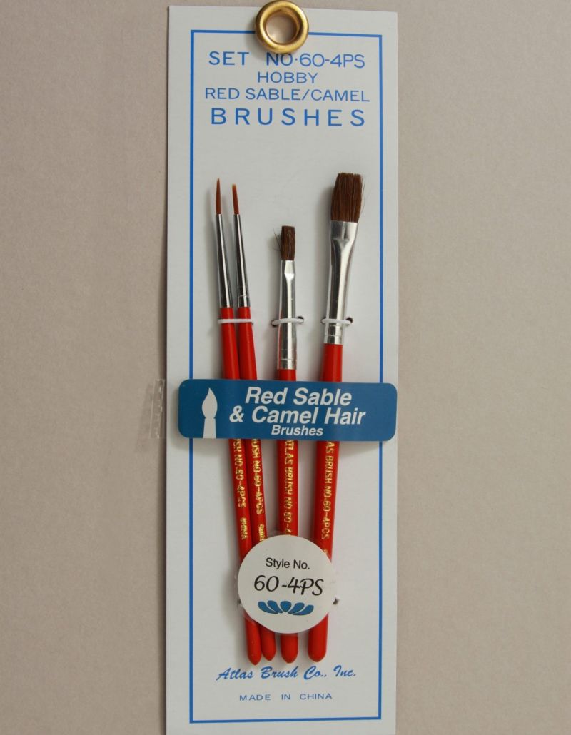 Atlas Brush Red Sable Round & F
