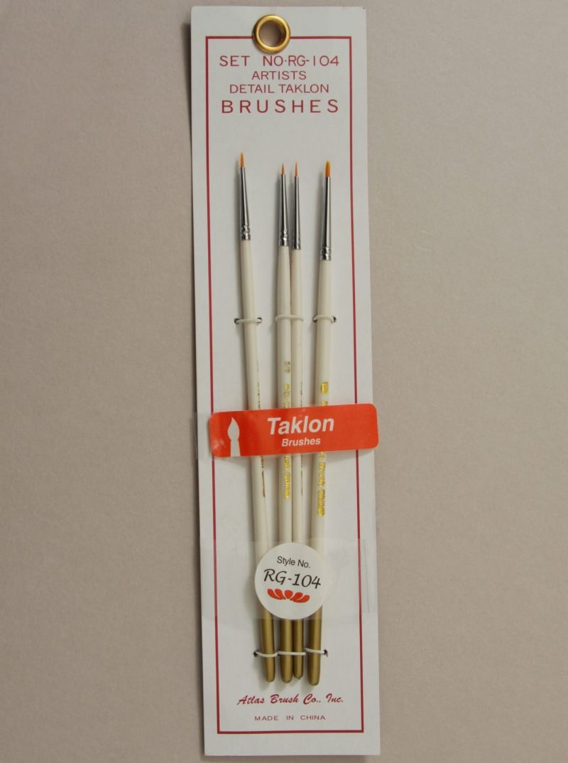 Atlas Brush Taklon Spotter Deta