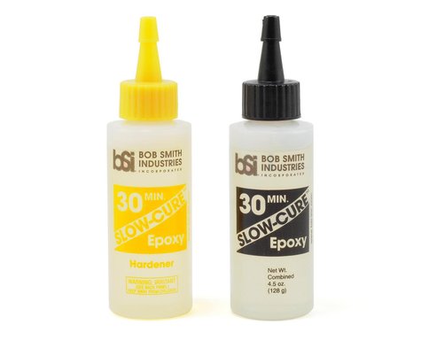 BSI-205 SLOW-CURE 30 MIN. EPOXY 4.5 OZ Bob Smith Industries