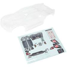 ARRMA ARA402318 1/10 Clear Body with Decals and Window Masks: VORTEKS 4X4 BLX