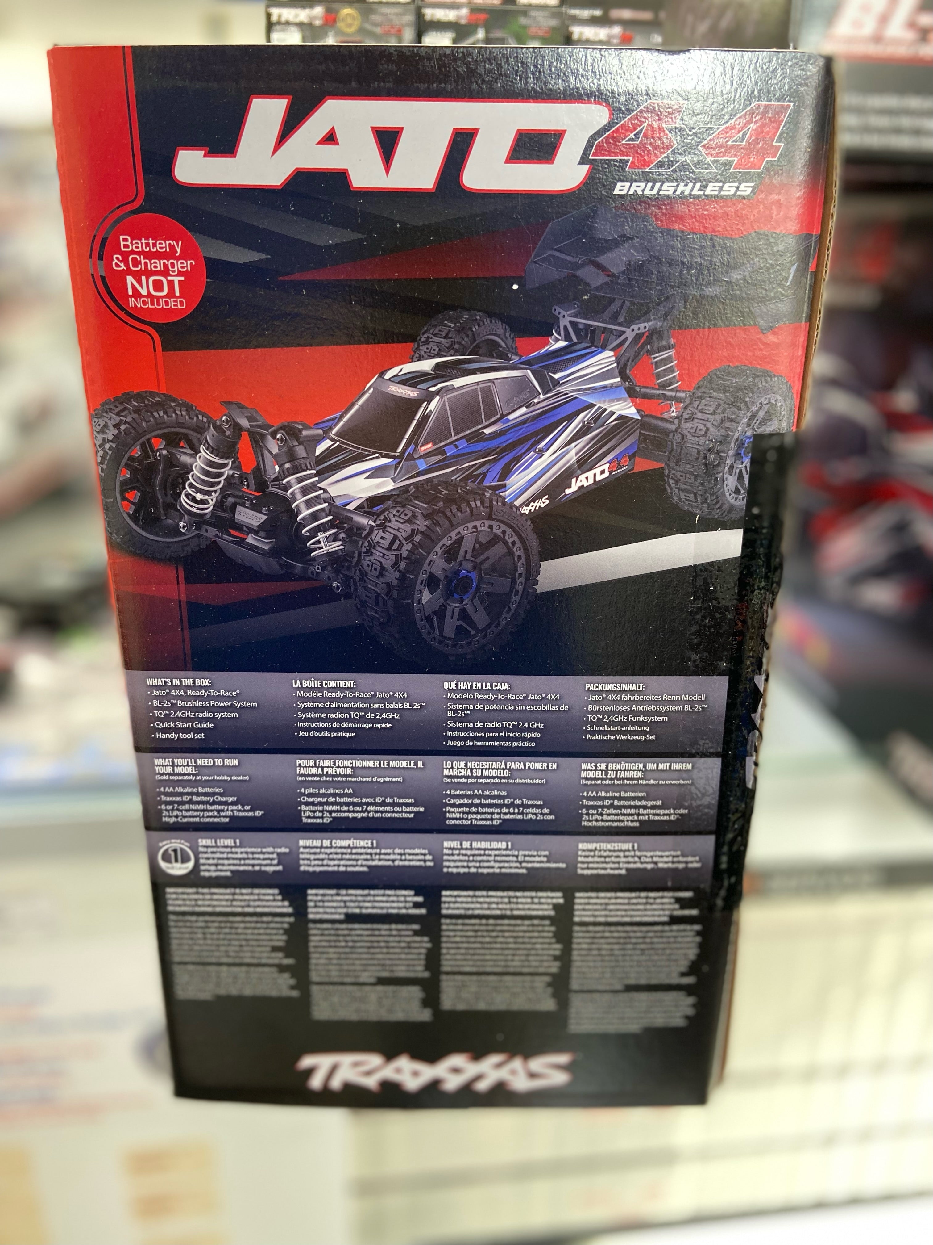 JATO 4X4 BRUSHLESS BL-2S, Traxxas #90154-4, Includes Free Battery and Charger