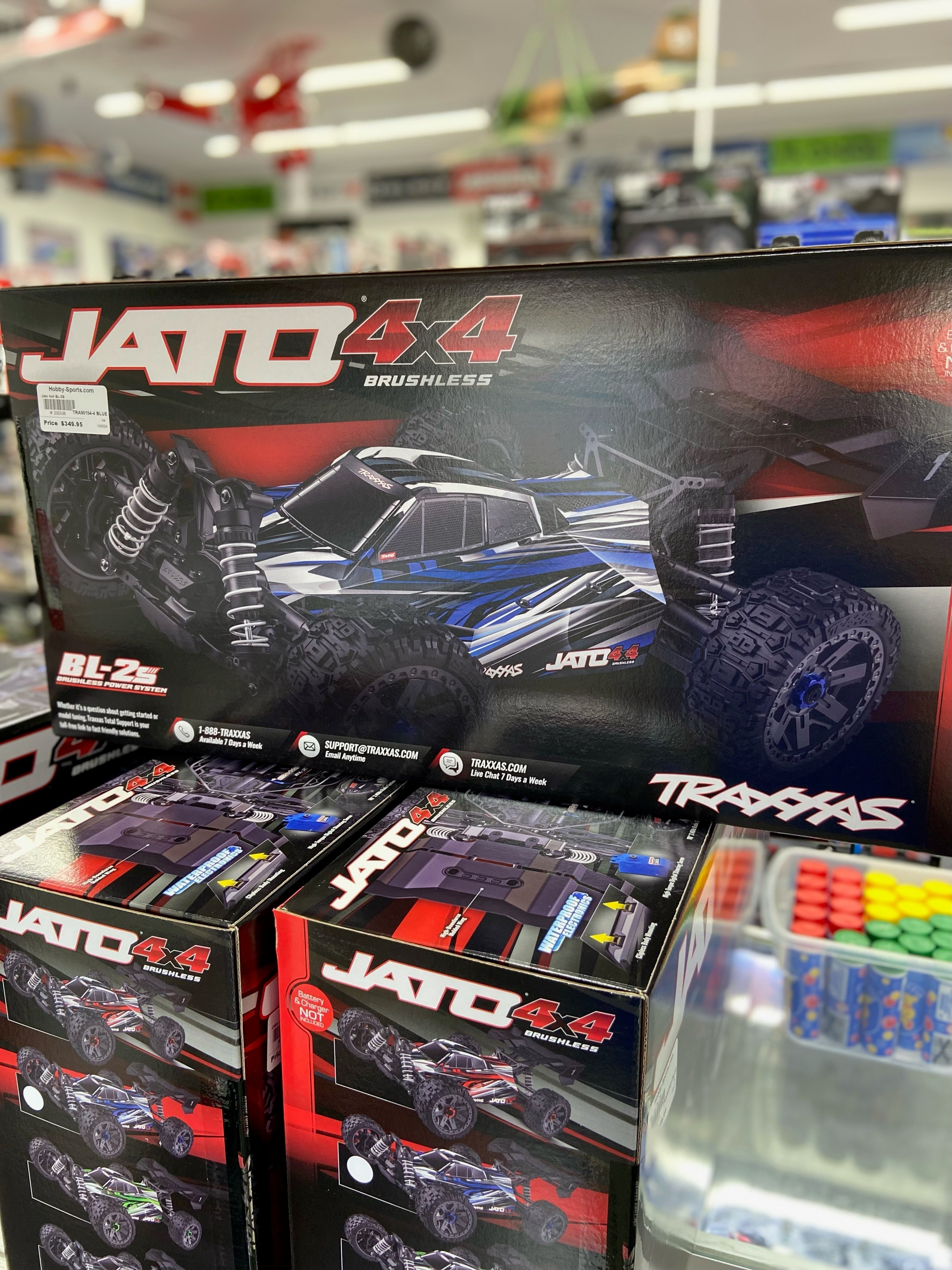 JATO 4X4 BRUSHLESS BL-2S, Traxxas #90154-4, Includes Free Battery and Charger