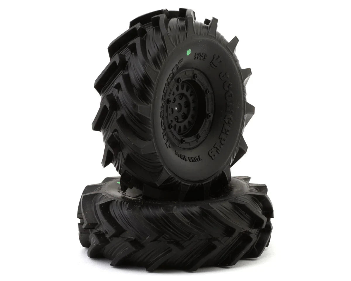 JConcepts Fling Kings 1.0" Micro Crawler Tires (2) (Green)