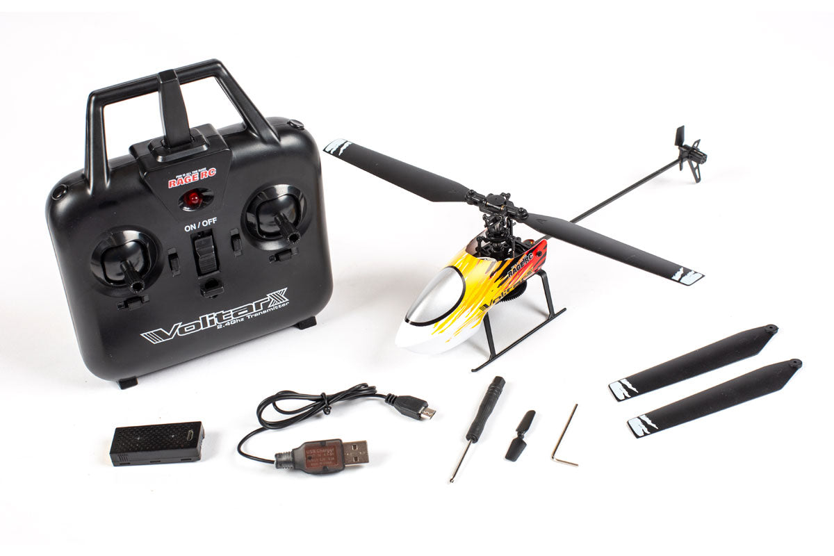 Volitar X RTF Micro Helicopter RAGE RC 2-Blade
