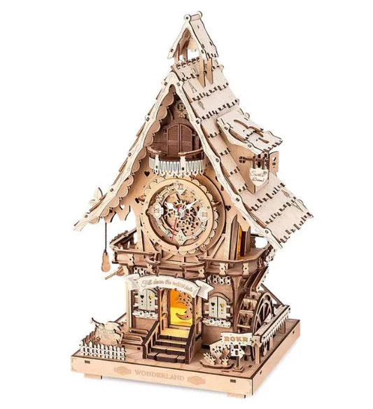 Cuckoo Clock - Natural Wood Robotime ROELC901