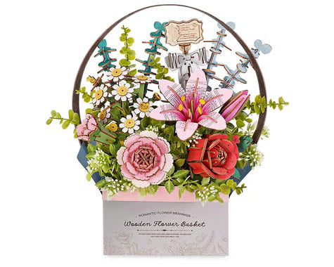 Wooden Flower Basket