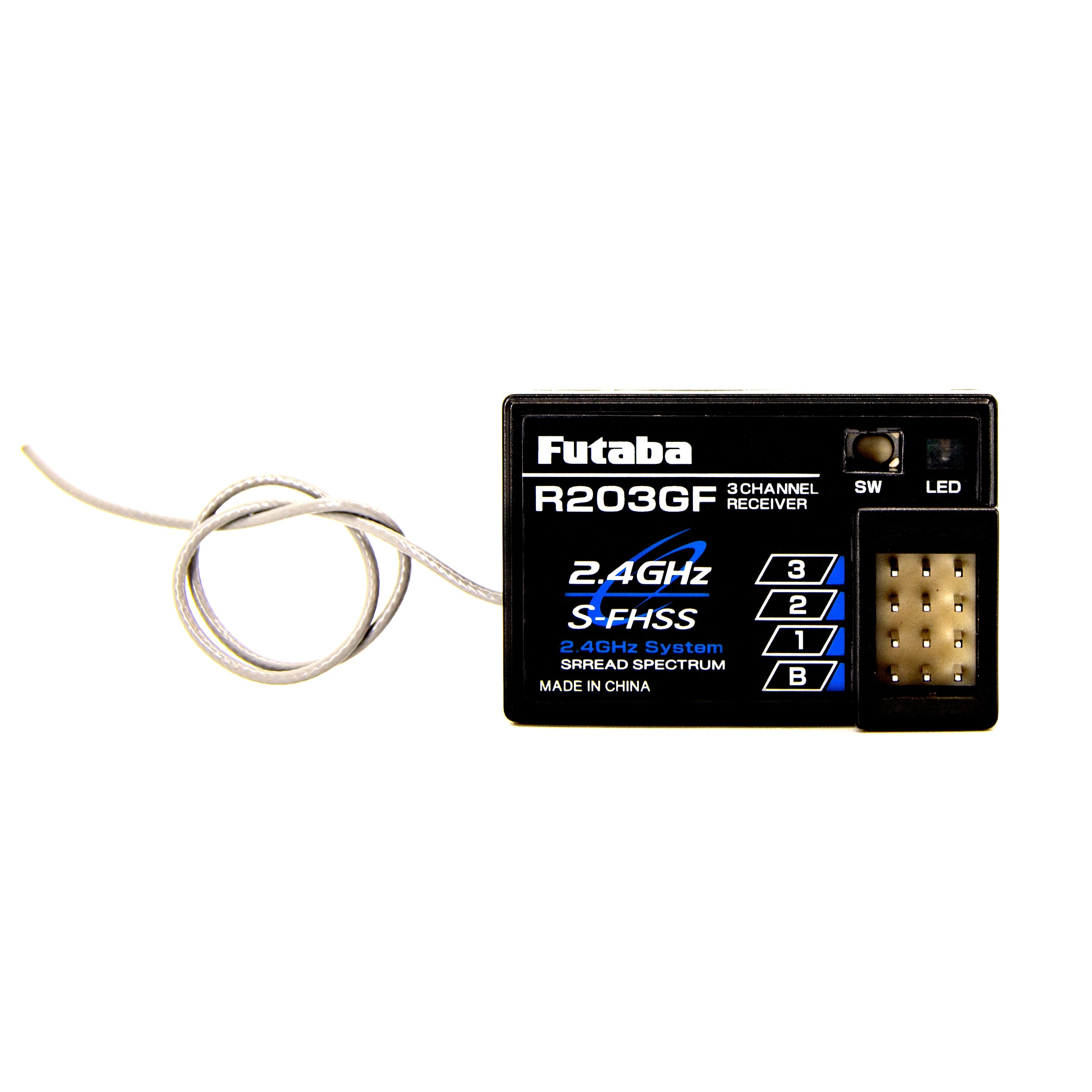 Futaba R203GF S-FHSS 3ch 2.4ghz receiver T01102237-3