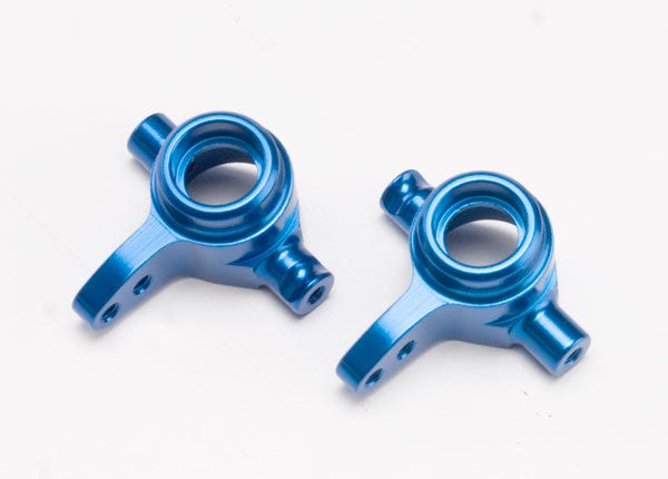 TRA 6837X Aluminum Steering Blocks blue