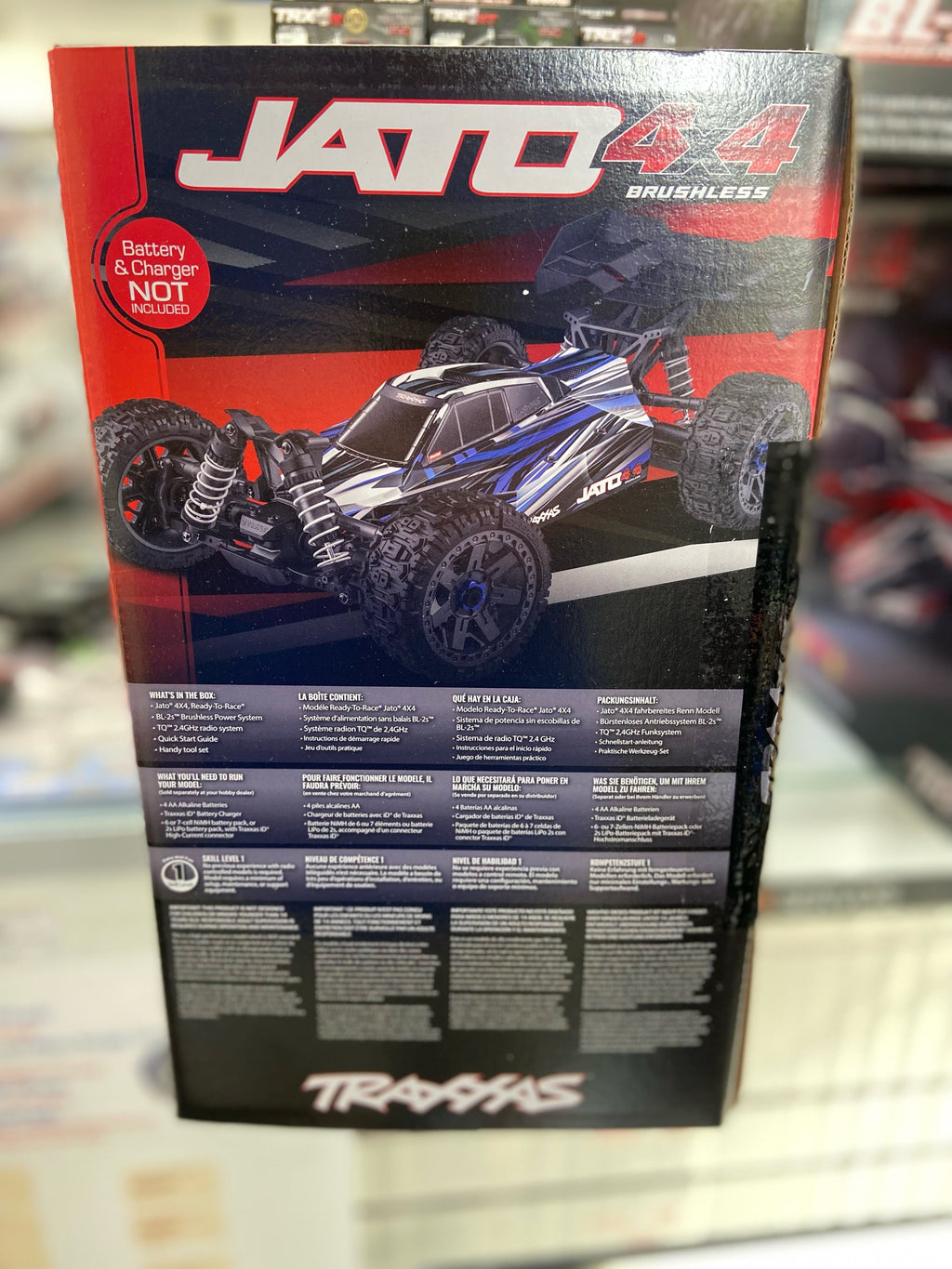 JATO 4X4 BRUSHLESS BL-2S, Traxxas #90154-4, Includes Free Battery and Charger
