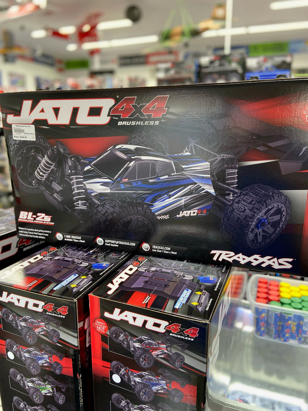 JATO 4X4 BRUSHLESS BL-2S, Traxxas #90154-4, Includes Free Battery and Charger