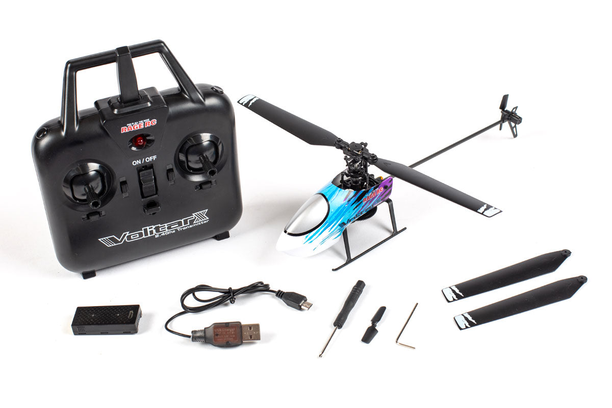 Volitar X RTF Micro Helicopter RAGE RC 2-Blade